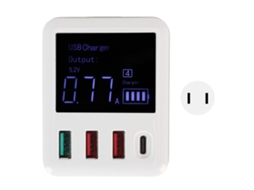 Carregador 4 portas Rápido LAXISCREED Pd20w Qc3.0