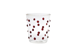 Copo Zafferano Party Tumbler Vermelho 45 Cl Conjunto De 6 Peças De Vidro