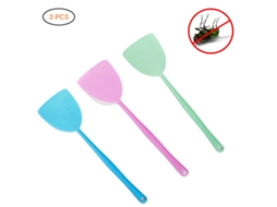 Palhetas De Mosca Plásticas Com Cabo Longo Para Controle Manual De Pragas