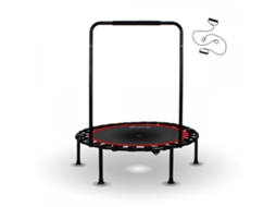 Trampolim fitness Mobiclinic Ø101 x 118 cm Aço Dobrável Max 150kg Apoios de braços ajustáveis Destacável Kangumobi