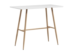 Mesa de Computador S/MARCA, com prateleiras e gavetas, 120x50cm, branco