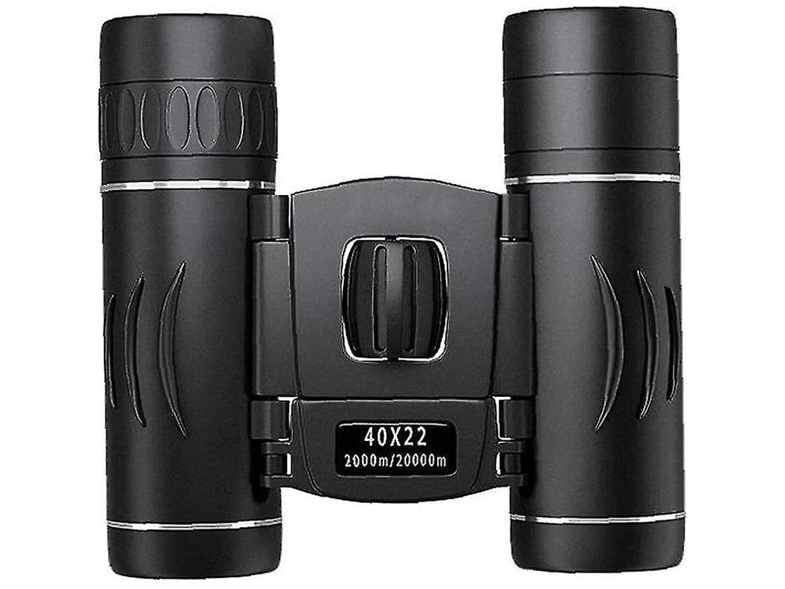 Mini Binóculos 40x22 Telescópio Compacto À Prova D'água Dobrável De Bolso Para Observação De Pássaros Em Caminhadas,(preto)