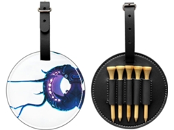 Bolsa para Tees de Golfe Black Pheasant, fácil de transportar e eficiente, S/MARCA