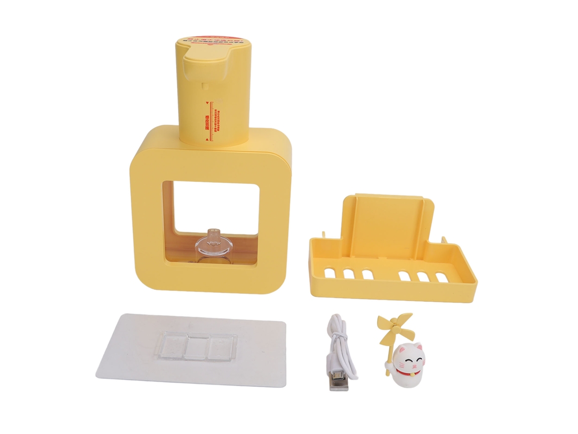Dispenser de Sabonete Espumante Automático Amarelo