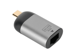 Adaptador de Rede Type C para Gigabit RJ45 com Carcaça em Liga de Alumínio CHABERLU