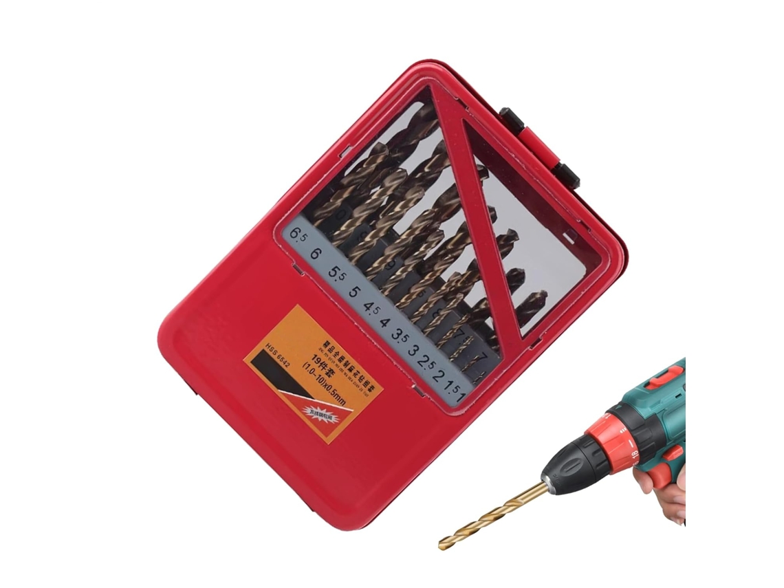 Conjunto de brocas de carboneto CHABERLU com chaves de fenda reforçadas e portáteis
