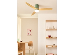 Create - Wind Calm - Ventilador De Teto Silencioso De 40 W Com Pás Técnicas Em Abs De Vários Tamanhos