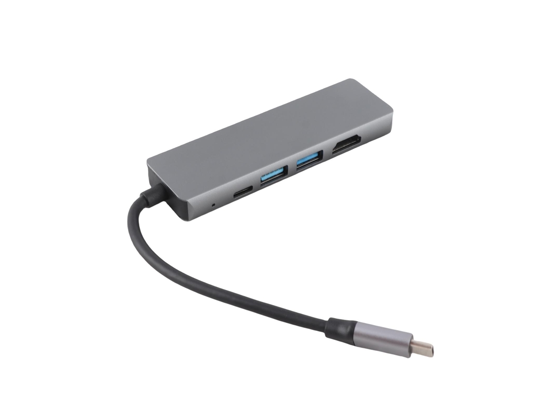 Hub Usb C 5 em 1 com Ethernet e 4k LAXISCREED