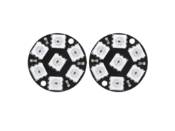 2 peças placa de desenvolvimento led rgb 7 bits cjmcu módulo controlador integrado ws2812 5050 | S/MARCA