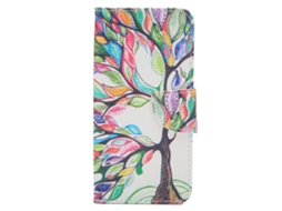 Capa LAXISCREED Iphone 12 Pro Life Tree Pu Couro