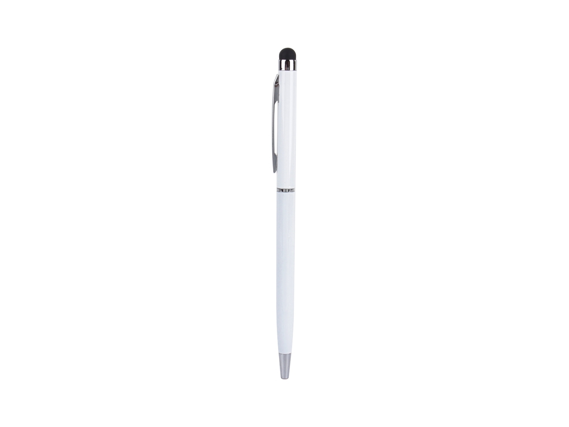 Caneta Estilo Stylus LAXISCREED 0.7mm Branca 2 em 1