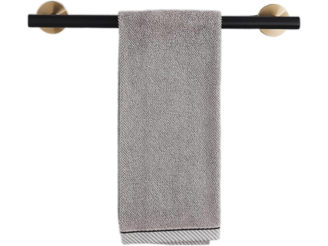 Barra De Toalha Vintage Suporte Parede Em Aço Inoxidável Escovado Para Acessórios Banheiro E Cozinha, 30cm 60cm Opcional