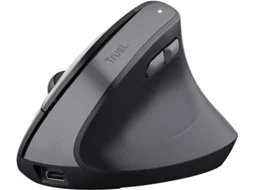 Rato TRUST Sem Fio Bayo II  Ergonómico Ótico (Preto)