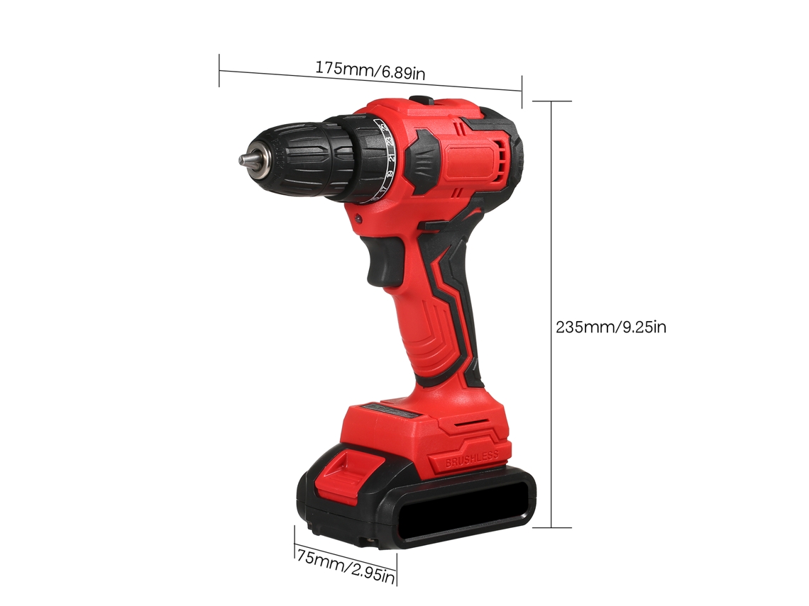Furadeira Impacto 21v 80n.m 2vel Led