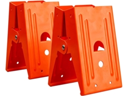 Conjunto De 2-conectores Para Cavalete Carpinteiro Ferragens Fixação Metal