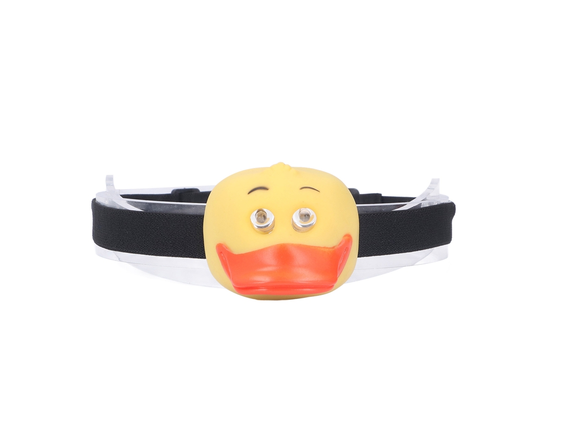 Farol de Cabeça LED Pato Cute para Crianças Eco Friendly com 2 Modos | S/MARCA