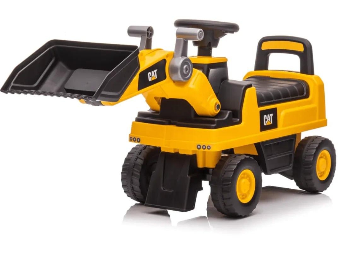 Carrito Montable Para Bebe - Carregador De Rodas Cat - 1 A 3 Anos - Amarelo