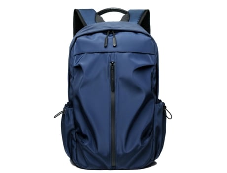 Mochila Masculina Grande Capacidade Leve Impermeável Viagem Computador Mochila Saco Escolar-Azul
