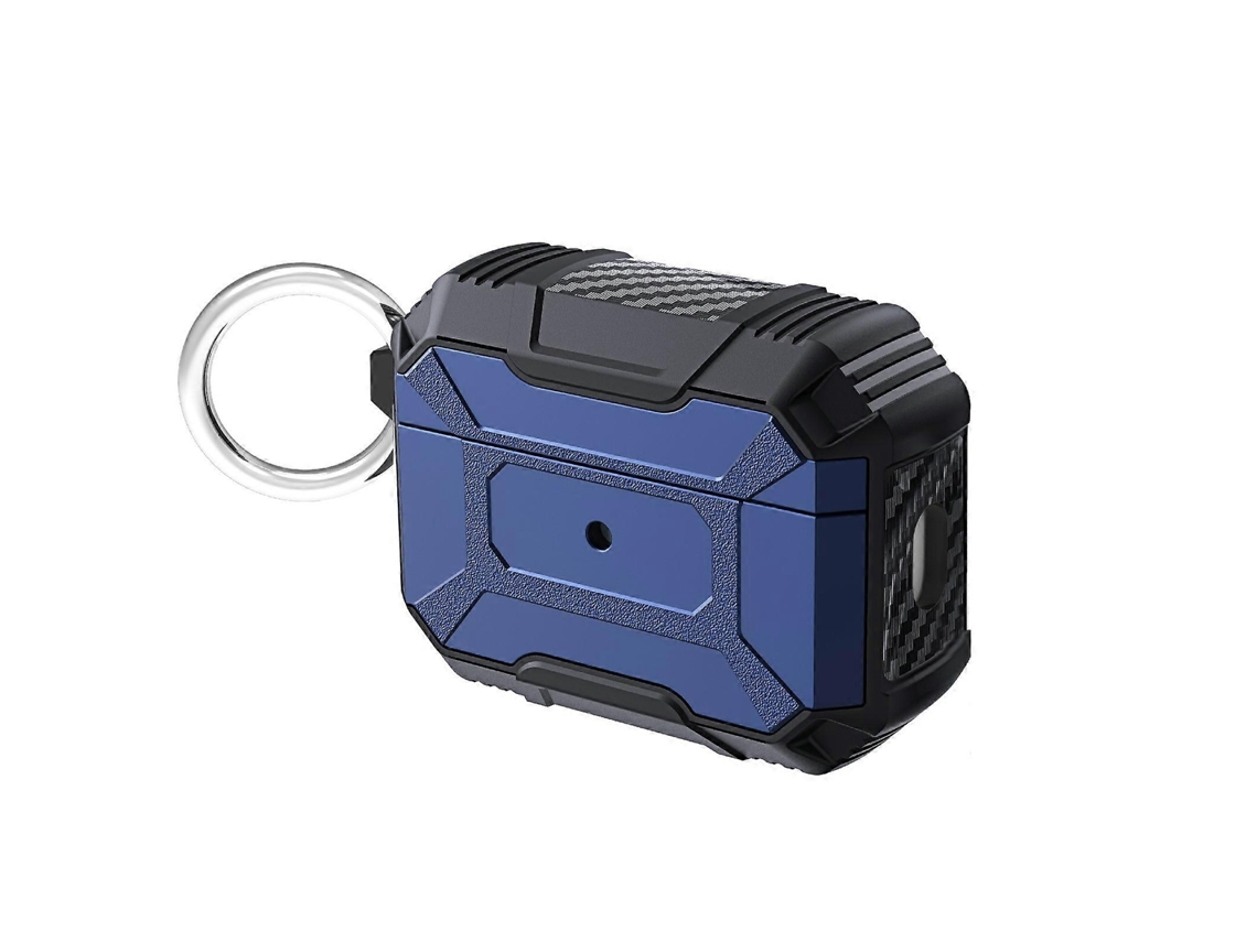 Capa Protetora Para Fones De Ouvido Com Proteção Contra Impactos Nos Quatro Cantos Para Airpods Pro 2, Modelo Battle Armor.