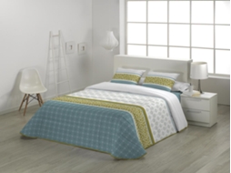 Colcha JVR Samay (Poliéster - Azul - 235 cm)