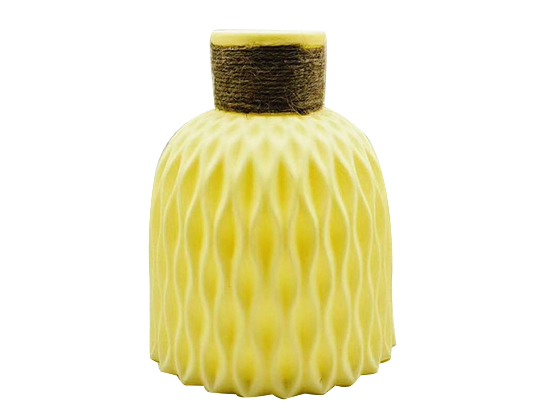 Vaso de Flor LAXISCREED Abacaxi Amarelo Decorativo