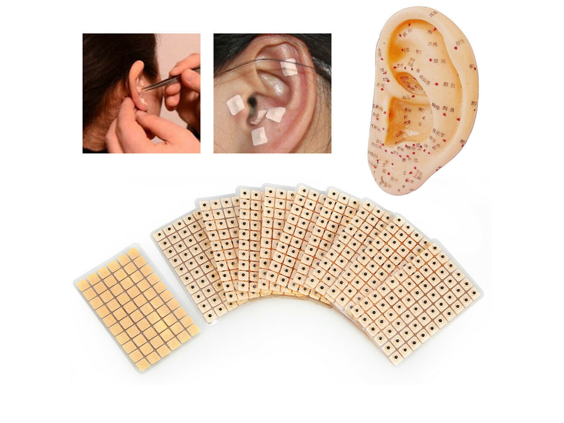 KOFIHETY Conjunto De Terapia De Acupressão Auricular, Sementes Auriculares Descartáveis Para Estímulos Constantes E Reflexologia, Auxilia No Crescimento E Dese