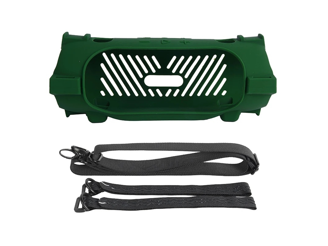 Capa Elysve De Silicone Para Jbl Charge 6 (verde)