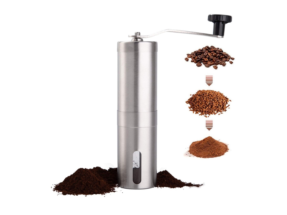 Moedor De Café Manual Aço Inoxidável, Cerâmica, Mós De Cerâmica, Para Espresso, Prensa Francesa E Café Coado, Uso Em Casa E Viagens