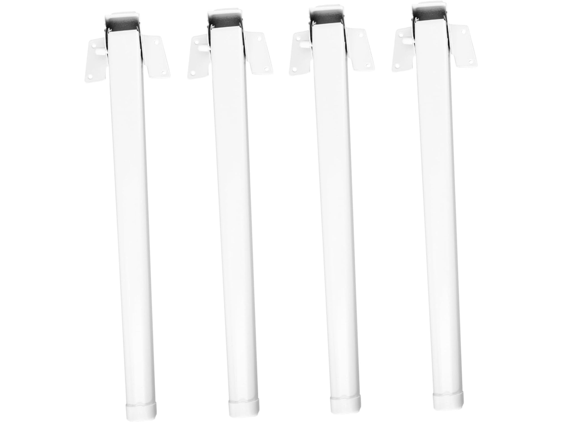 Conjunto De 4 Pés Mesa Dobráveis Metal 28cm, Acessórios De Mobiliário Pequenos E Resistentes Para Mesas Cama Laptop