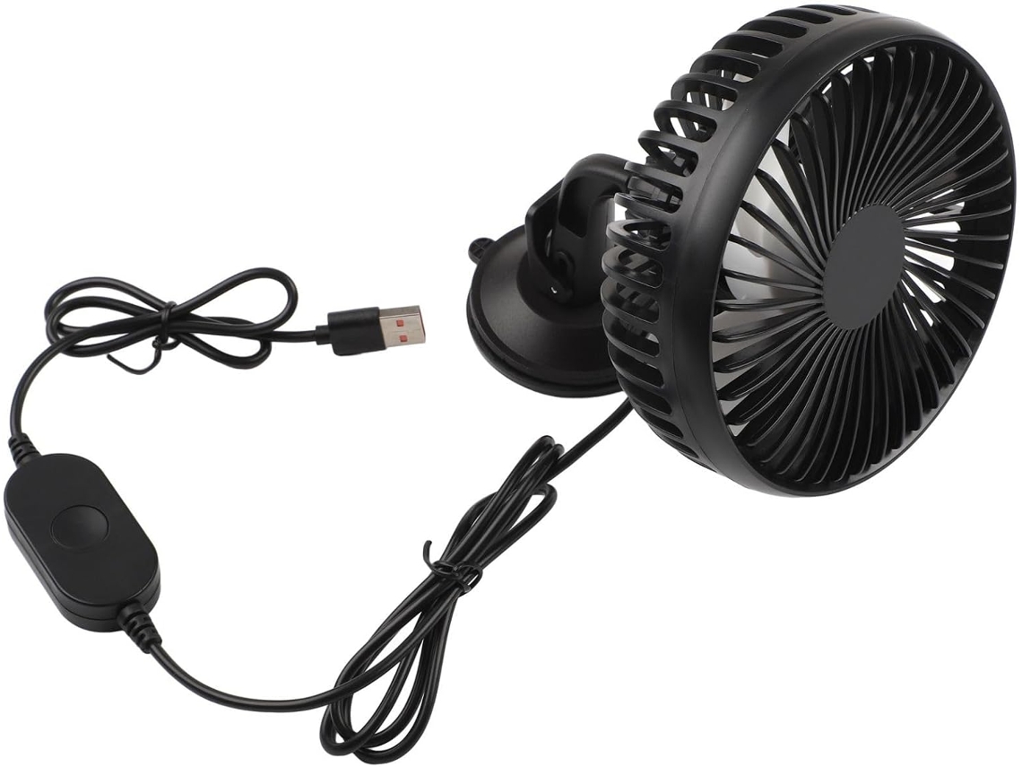 Ventilador Automotivo 12v/24v Com Controle De Três Velocidades,