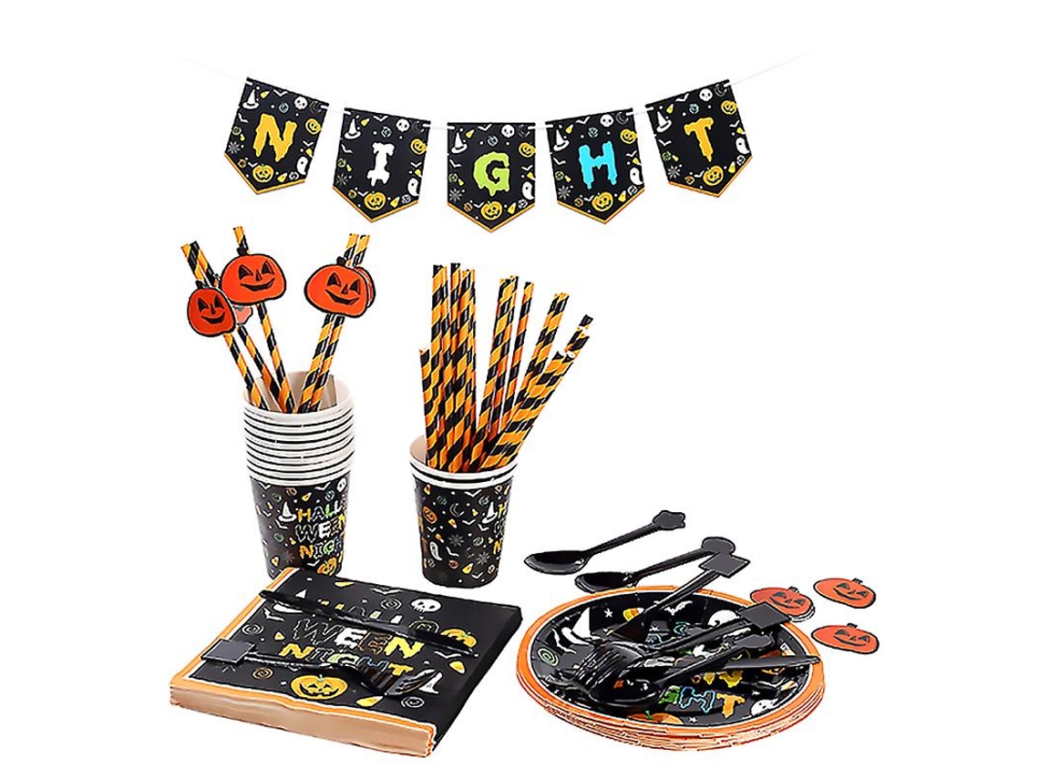 Conjunto de Festa Temática de Halloween 170Pcs ALLINLESS