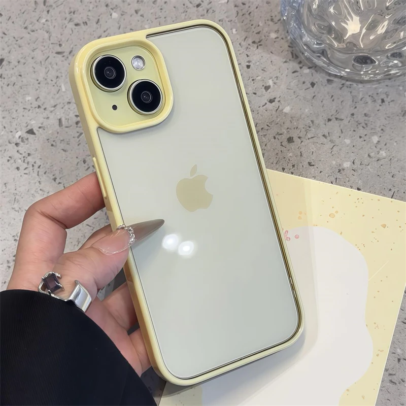 Capa Para Celular (iphone 16 Plus), Capa Protetora Com Moldura À Prova De Choque, Acessórios Para Celular