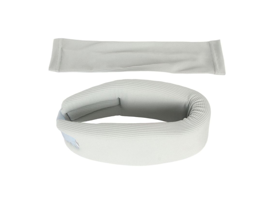 Colar cervical macio e respirável para suporte do pescoço e alívio da dor.