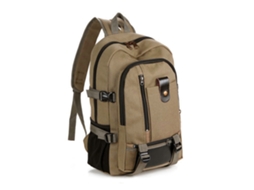 Mochila Portátil De Lona Para Homem Mochila De Viagem Grande Capacidade Mochila Escolar Camping Hiking