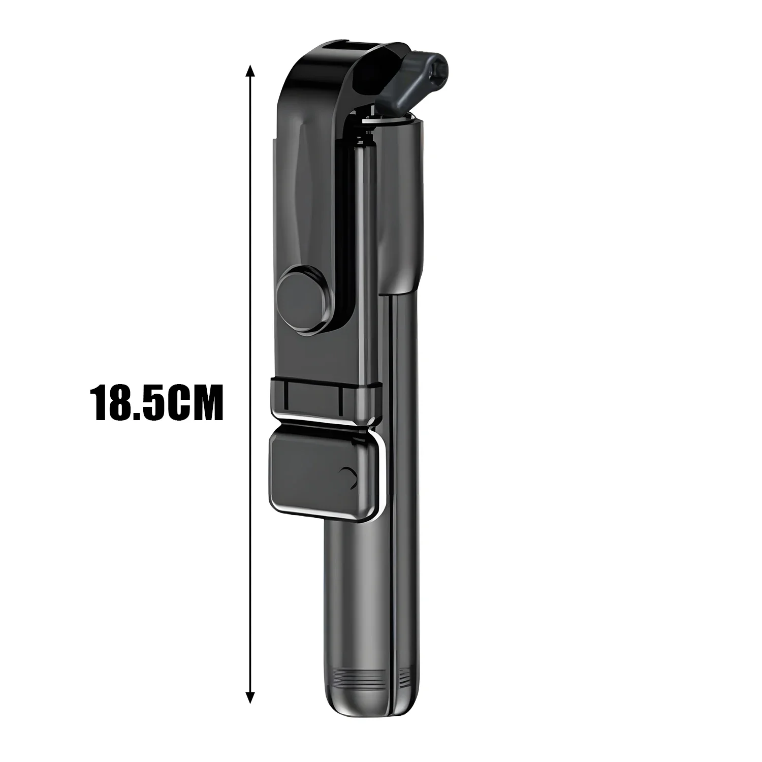 Bastão de Selfie Giratório 360° com Suporte para Celular, Tripé, Fotográfico Multimodo, Equipamento Câmera Extensível, Artefato Selfies AQUAFORGE