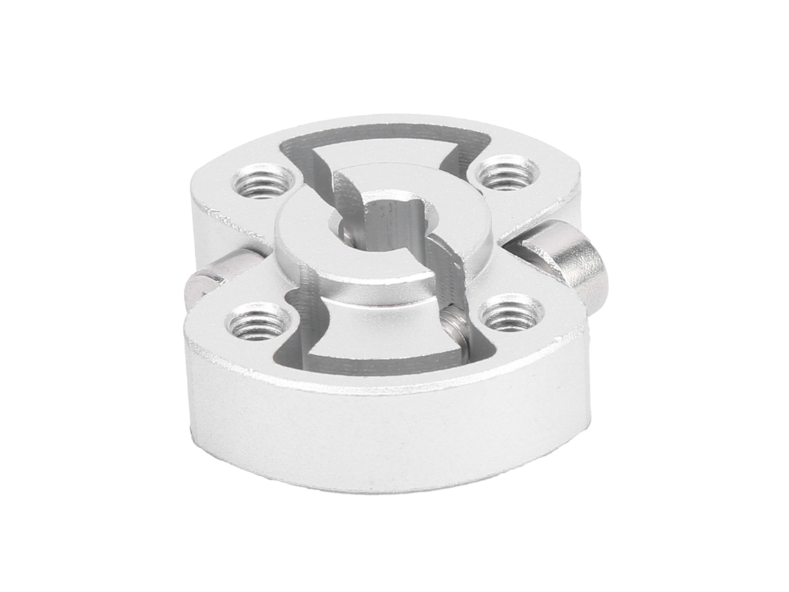 Laxiscreed Manhâ De Alumínio Com Grampo Para Eixo De 6mm E Furo Em Forma D