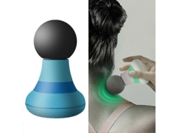 Mini Aparelho De Massagem Vibratória Inteligente Para Relaxamento Muscular Corporal Completo, Estilo: Modelo Comum (azul)