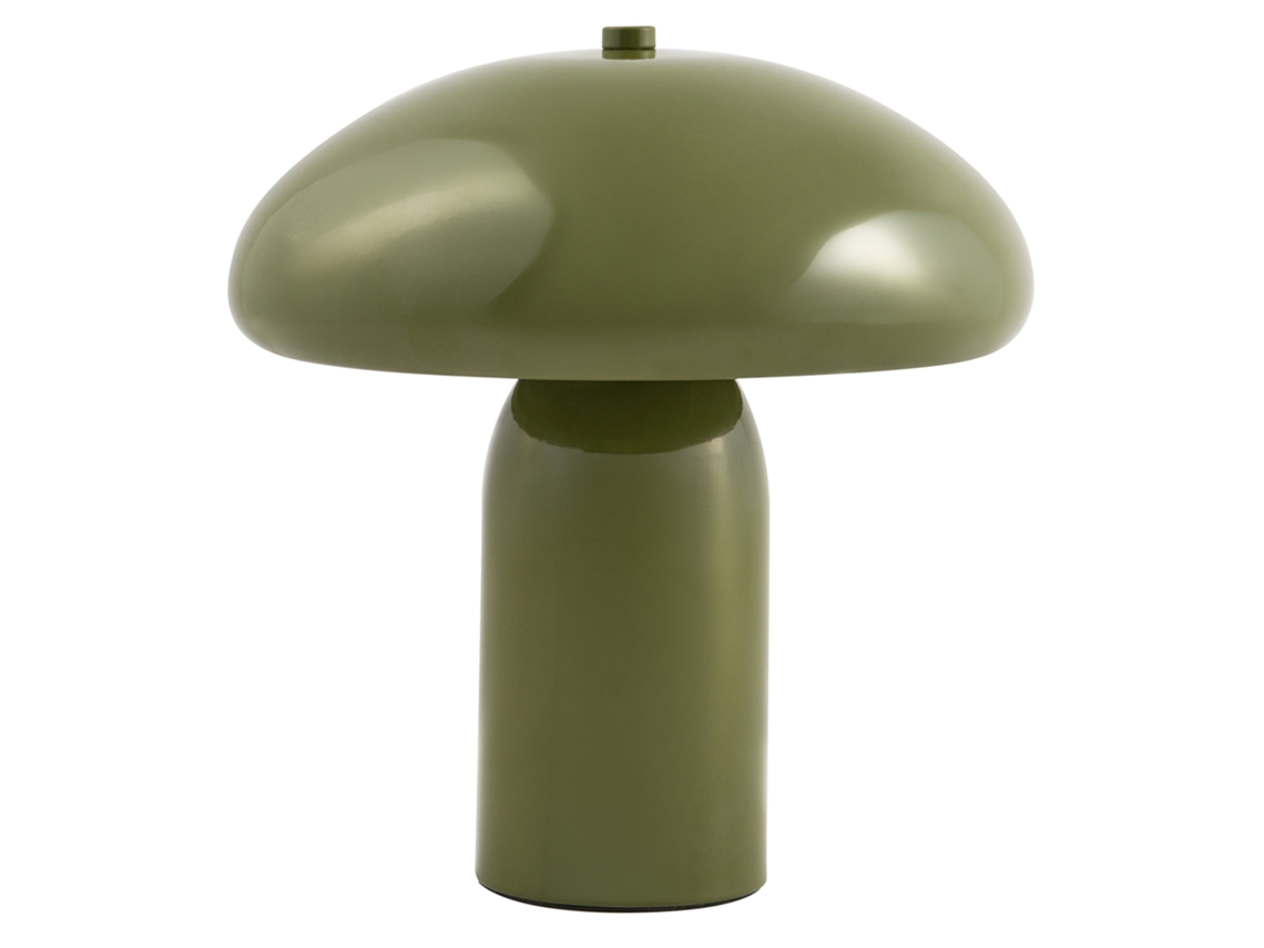 Lámpara De Mesa Beliani Sanya De Hierro Verde 22x22x22