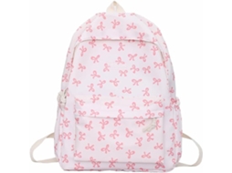 Mochila Escolar Fofa E Estética Kawaii Floral Estilo Preppy Para Meninas. Aquaforge