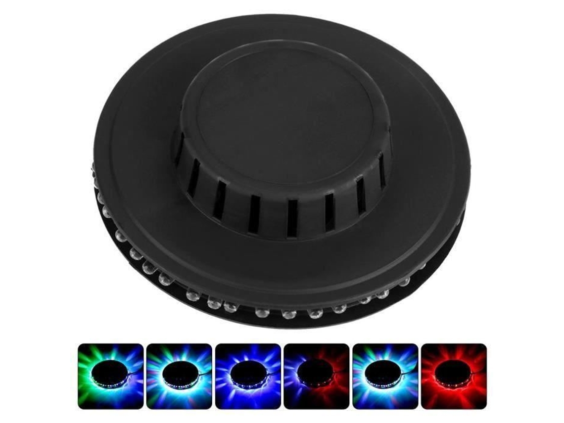 Luz De Palco - 110v-220v 5w - 48leds Iluminação De Festa - Controle De Som Rgb
