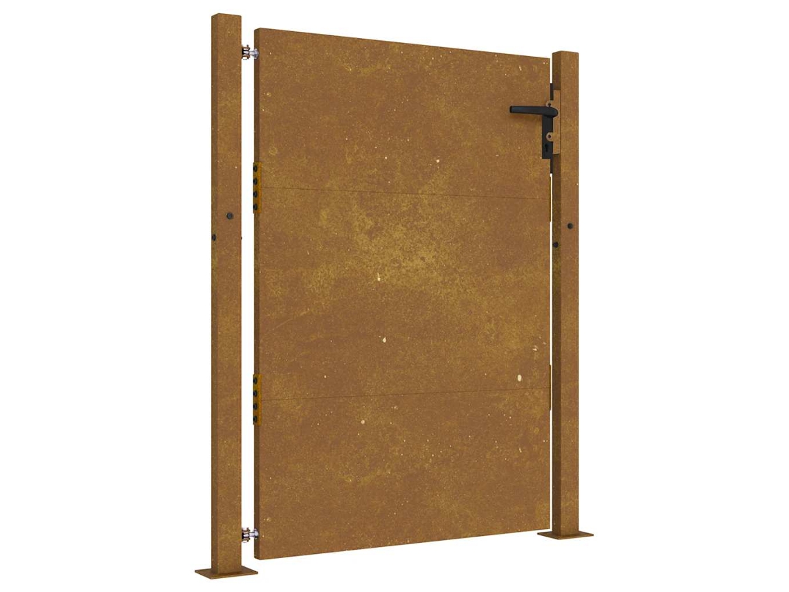 Portão de Jardim 100x150 Cm Aço Corten MAISON EXCLUSIVE