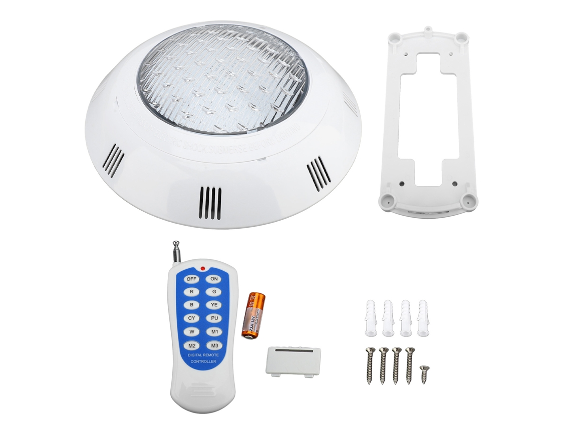 Luzes Led Submersíveis Rgb com Controle Remoto para Piscina S/MARCA