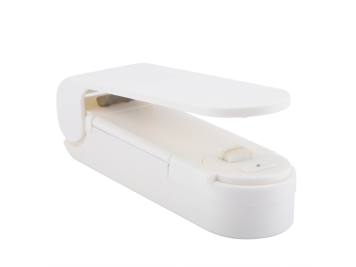 Seladora de sacos plásticos portátil, mini máquina de selagem de alimentos para uso doméstico