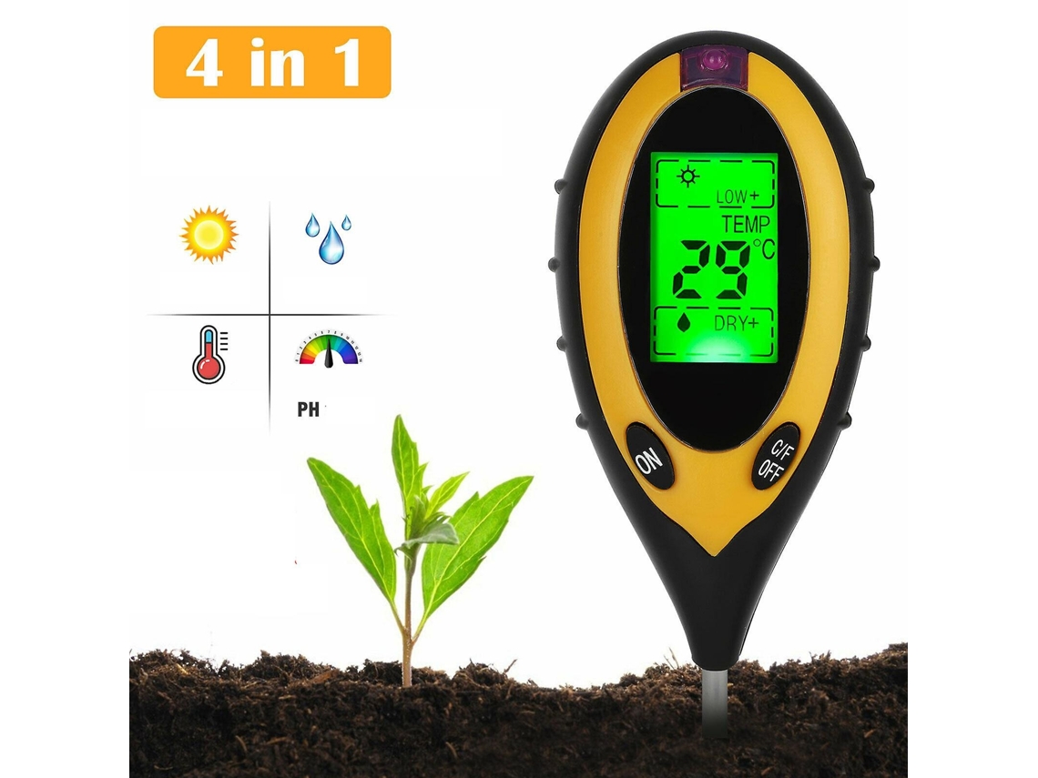 Medidor De Solo Para Ph, Para Jardim E Plantas Elysve