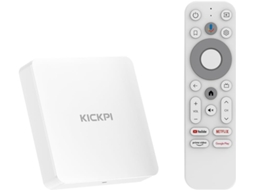 Tv Box Android 11.0, Kp1, Com Certificação Google (4k), 2 Gb De Ram, 32 Gb De Rom Com Suporte Para Pesquisa Por Voz (branca)