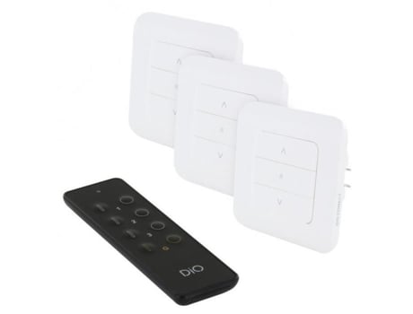 Kit De 3 Interruptores De Persiana E Controle Remoto Dio Connect Rev Kit 04 Dio Connected Home
