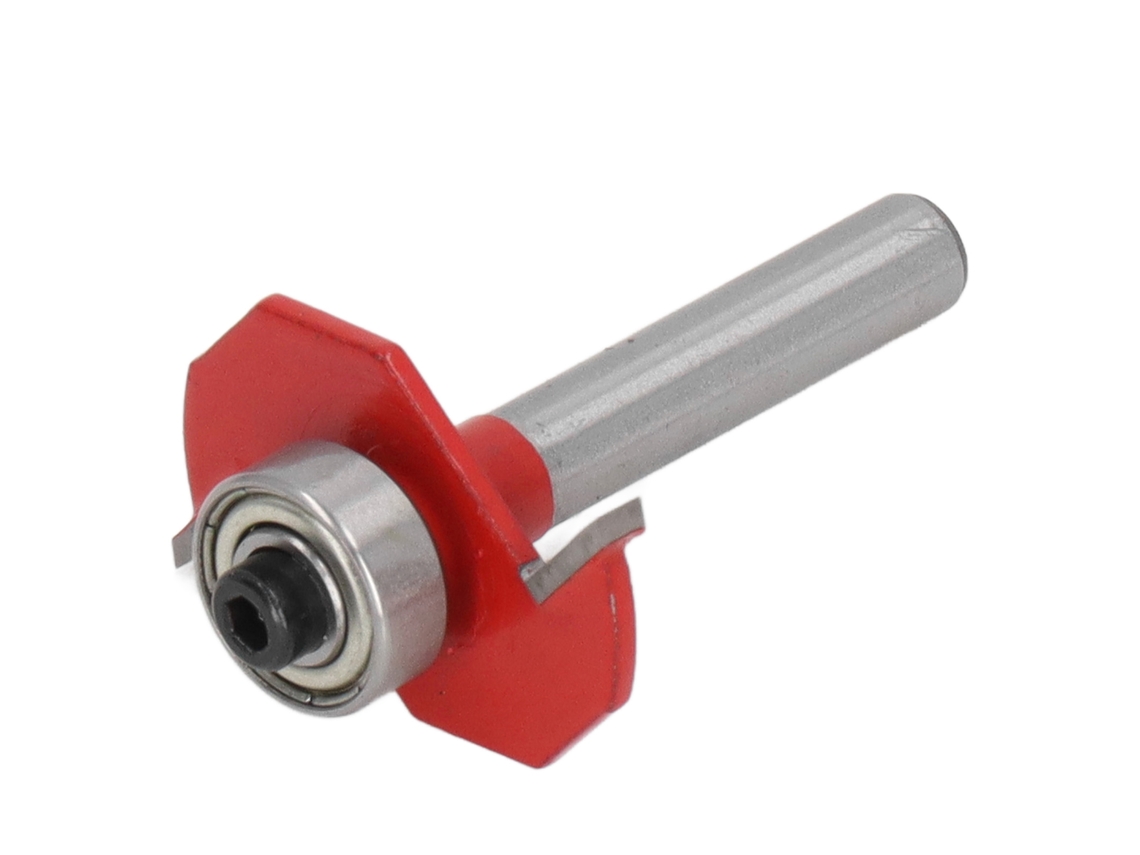 Broca De Router Para Ranurar Com Borda Reta Liga De Aço Tungstênio 1/4 Shank 1/8