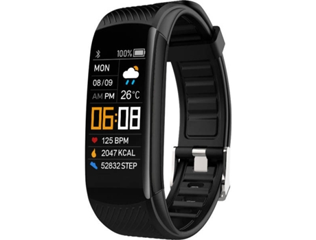 Pulseira Desportiva SEIGNEER C5S (Bluetooth - Autonomia: 5 Dias - Impermeável - Preto)