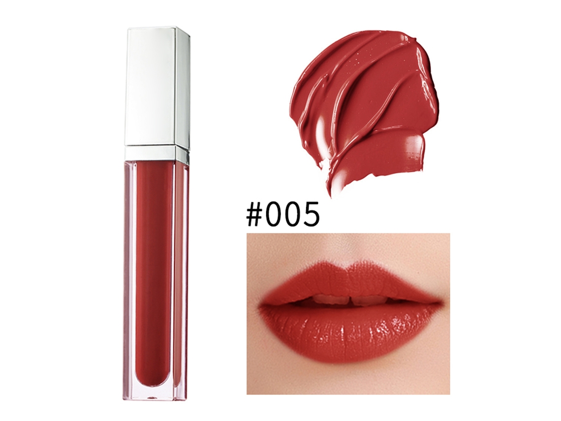 Labial Líquido Mate Mateado Brillo Metalizado No Pegajoso 36 Colores Herramienta Cosmética Labial (mate, 05)