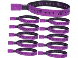 Pulseiras Vip Roxas Operitacx 20 Para Casamentos, Eventos Sociais, Ingressos, Festas, Clubes, Parques, Shows E Festivais